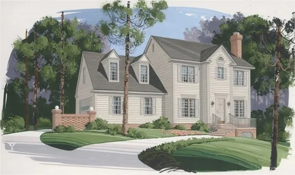 Full Rendering for House Plan #273061