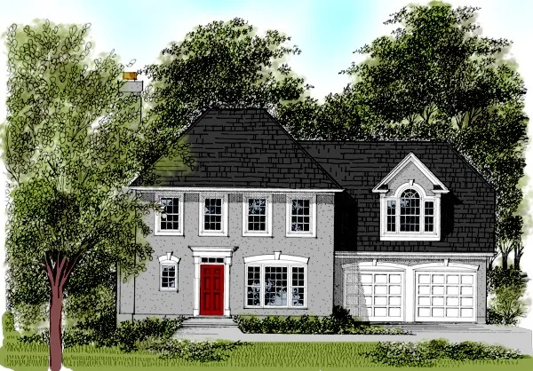 Full Rendering for House Plan #275061