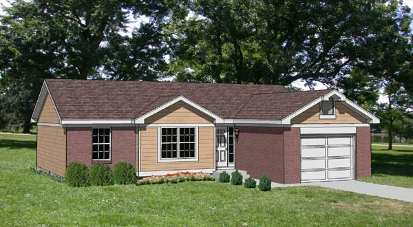 Full Rendering for House Plan #365129