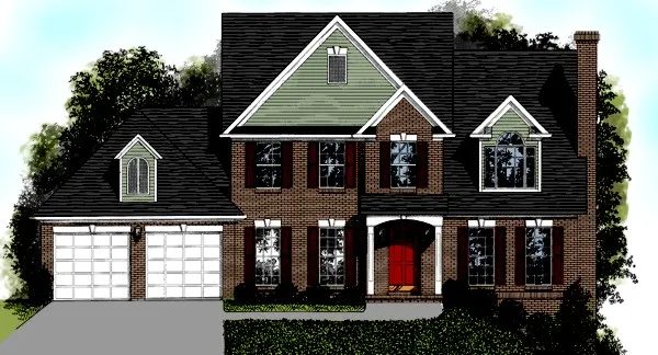 Full Rendering for House Plan #279091