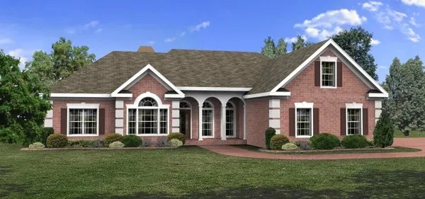 Full Rendering for House Plan #275191