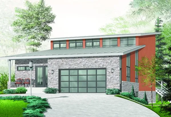 Full Rendering for House Plan #140593