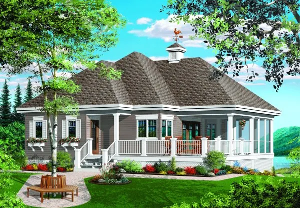 Full Rendering for House Plan #149493