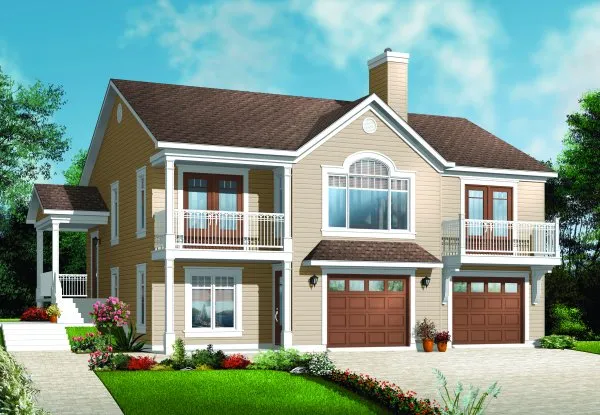Full Rendering for House Plan #148493