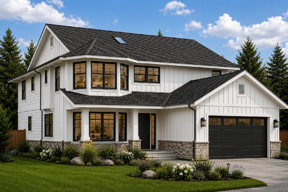 Full Rendering for House Plan #201195