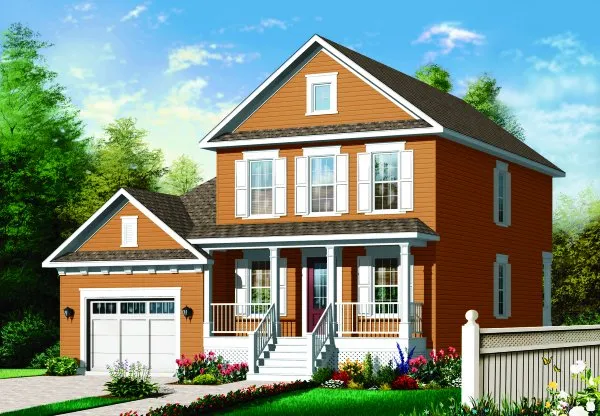 Full Rendering for House Plan #144683