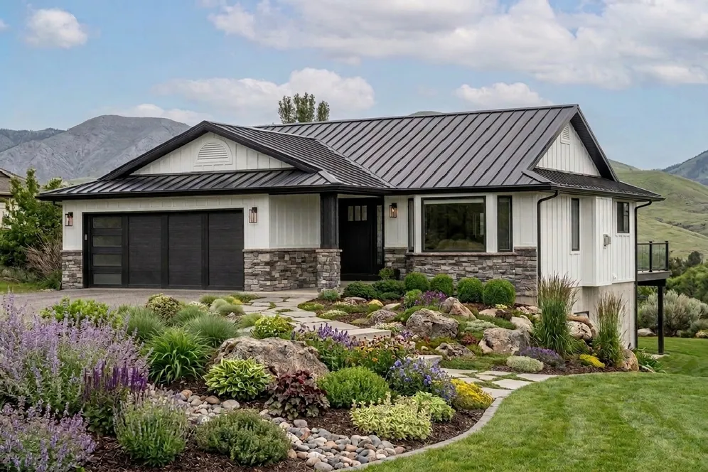 Full Rendering for House Plan #201206