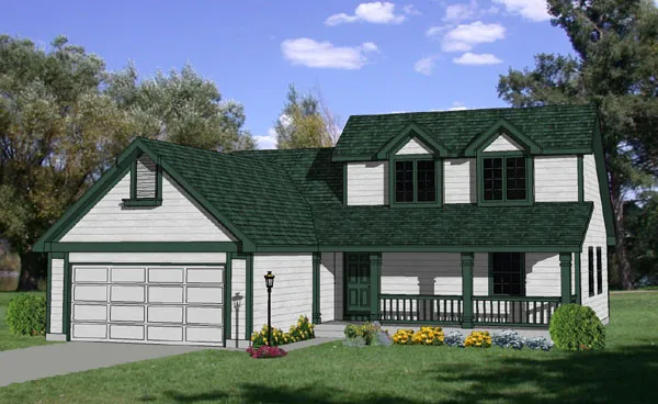 Full Rendering for House Plan #366039