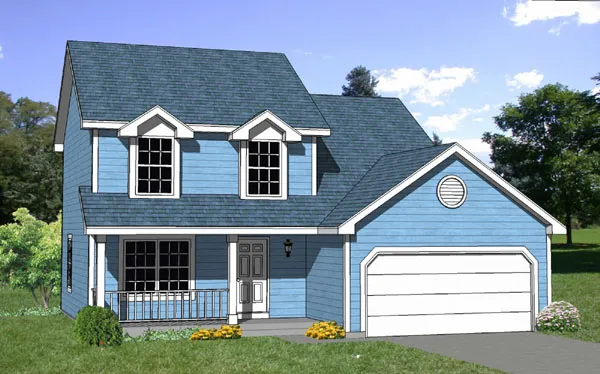Full Rendering for House Plan #364139