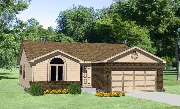 Full Rendering for House Plan #365139