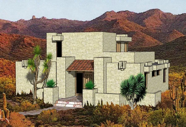 Full Rendering for House Plan #364049