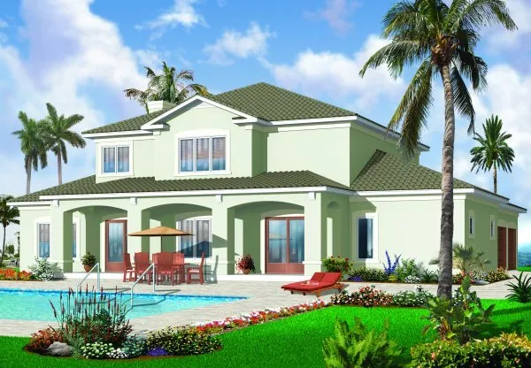 Highquality rendering for House Plan #149163
