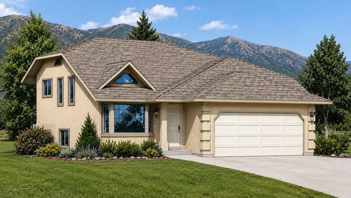 Full Rendering for House Plan #201209