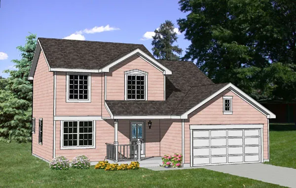 Full Rendering for House Plan #367069