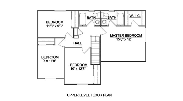 Second Floor Plan for House Plan #367069