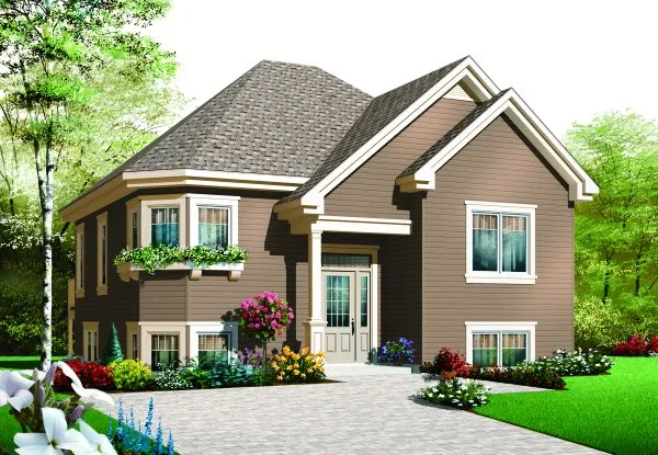 Full Rendering for House Plan #142233