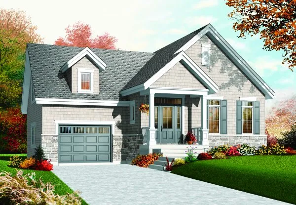 Full Rendering for House Plan #142723