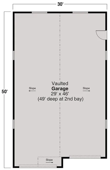 Main Floor Plan for House Plan #348541
