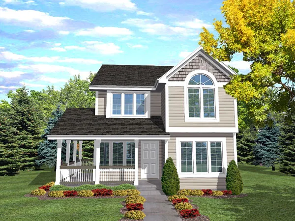 Full Rendering for House Plan #299101