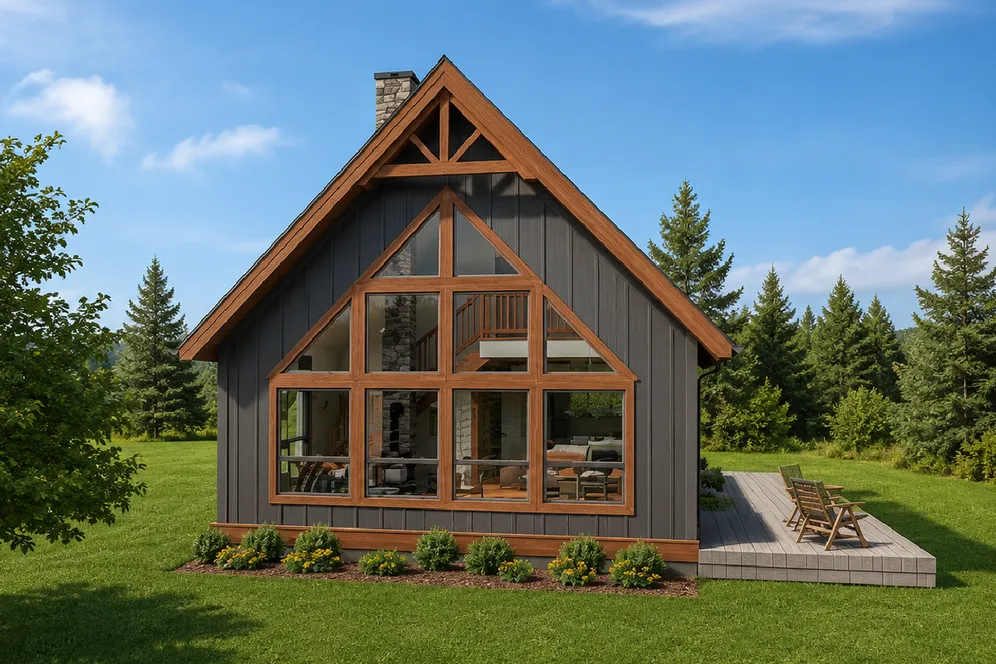 Full Rendering for House Plan #202011