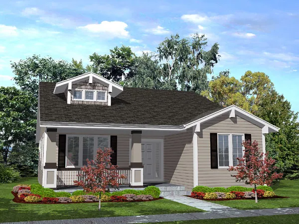 Full Rendering for House Plan #290301