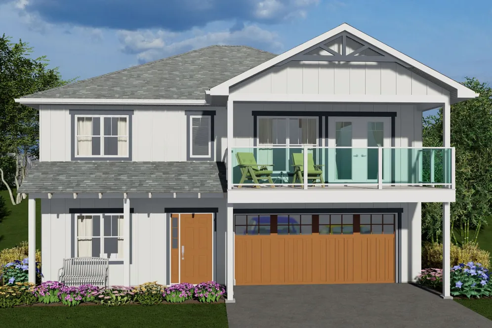 Full Rendering for House Plan #201484