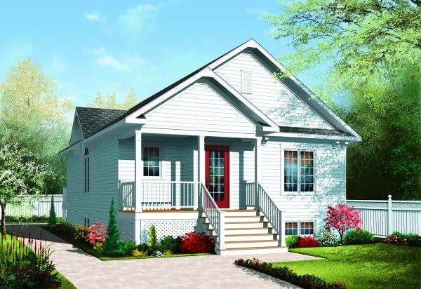 Full Rendering for House Plan #145213