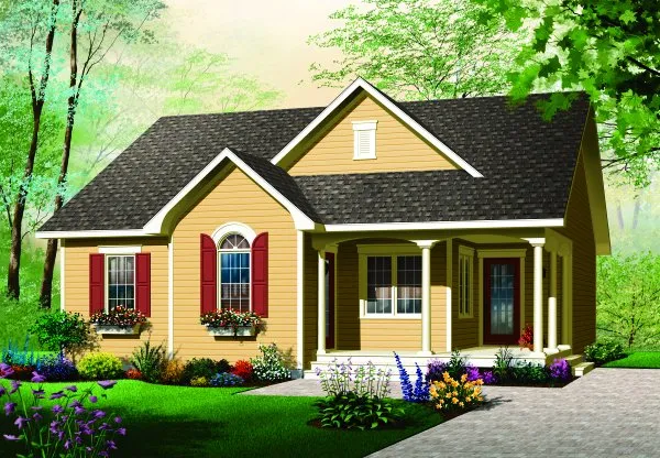 Full Rendering for House Plan #148113