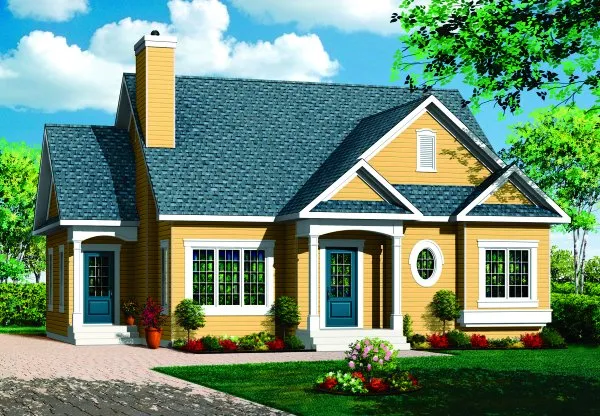 Full Rendering for House Plan #146113