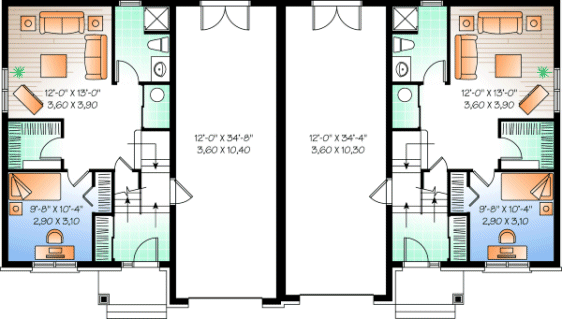 Basement Plan for House Plan #145503