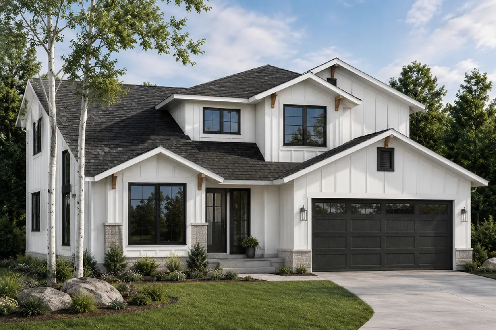 Full Rendering for House Plan #202007
