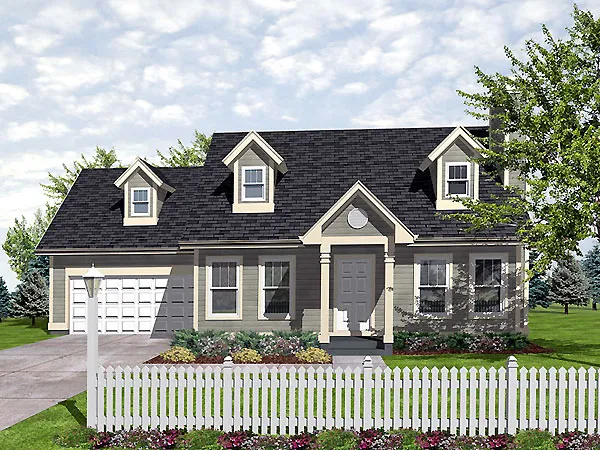 Full Rendering for House Plan #295002