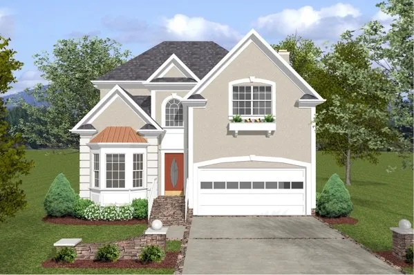 Full Rendering for House Plan #274002