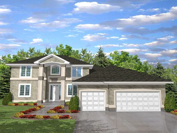 Full Rendering for House Plan #290102