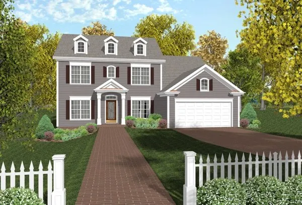 Full Rendering for House Plan #272202