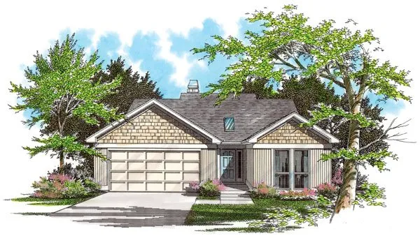 Full Rendering for House Plan #321311