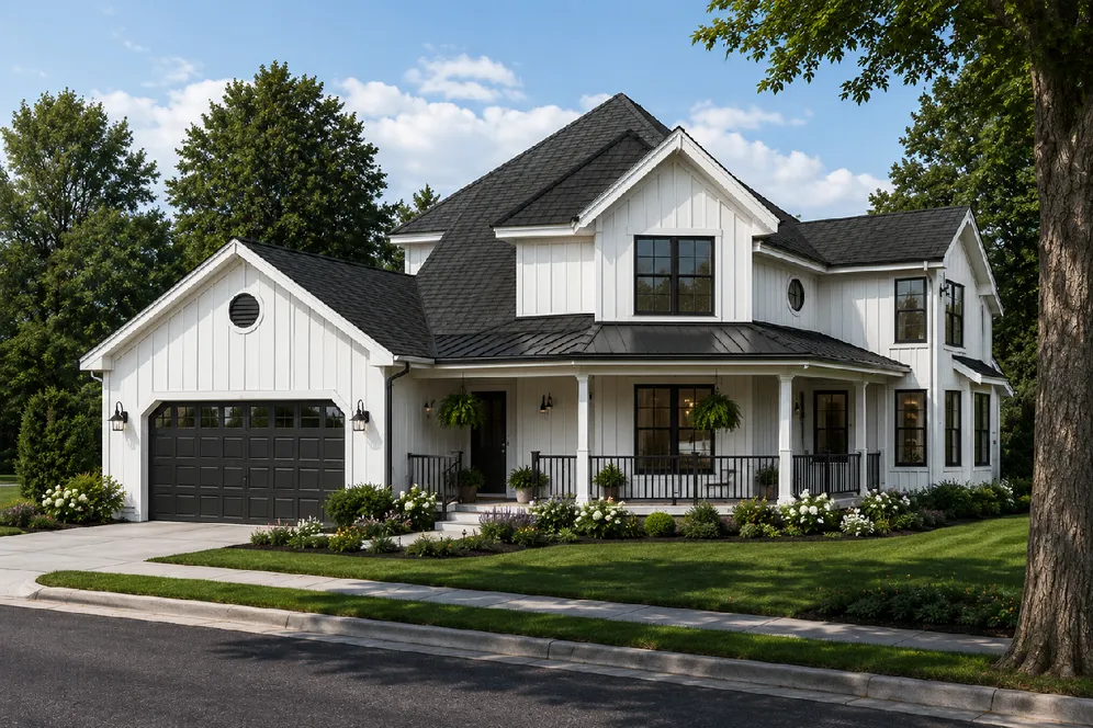 Full Rendering for House Plan #202014