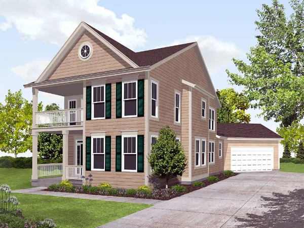 Full Rendering for House Plan #291302