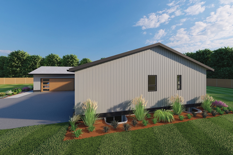 Right Elevation for House Plan #200225