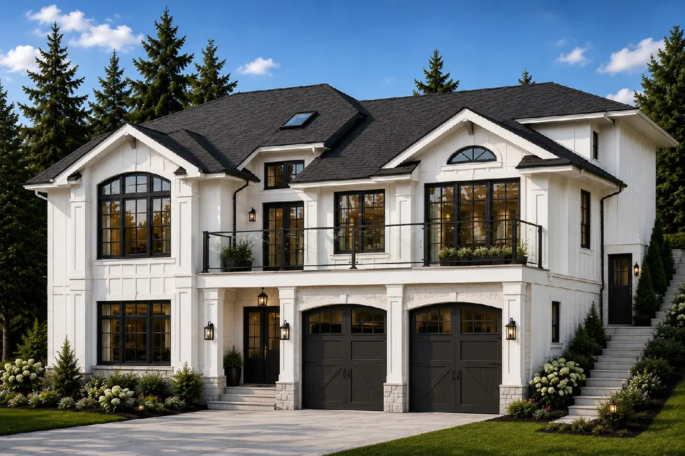 Full Rendering for House Plan #202024