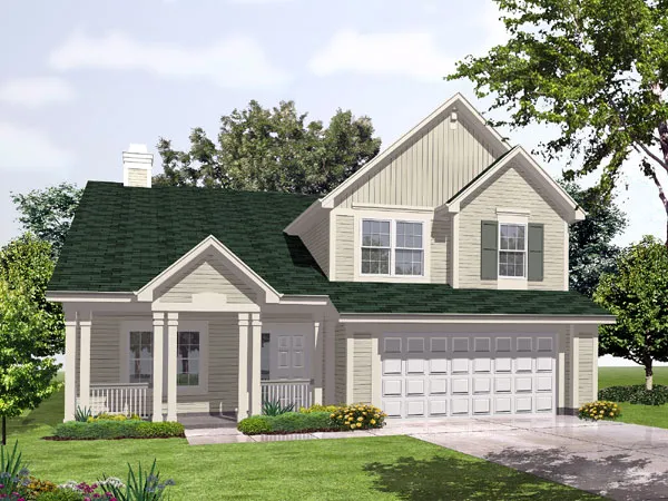 Full Rendering for House Plan #290402