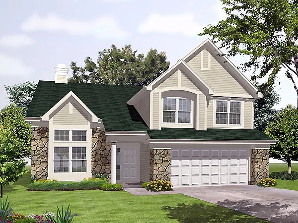 Full Rendering for House Plan #292402