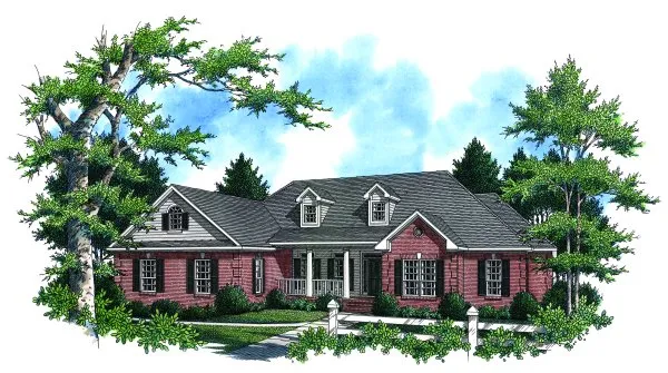 Full Rendering for House Plan #215082