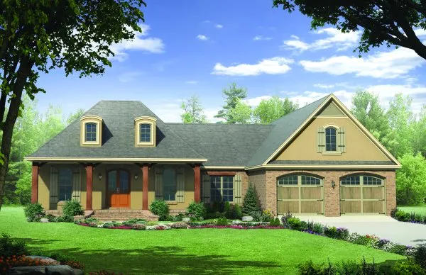 Full Rendering for House Plan #217002