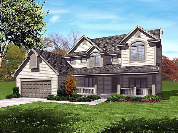 Full Rendering for House Plan #297702