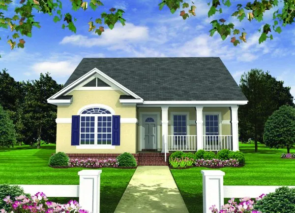Full Rendering for House Plan #210011