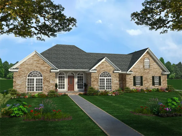 Full Rendering for House Plan #217022
