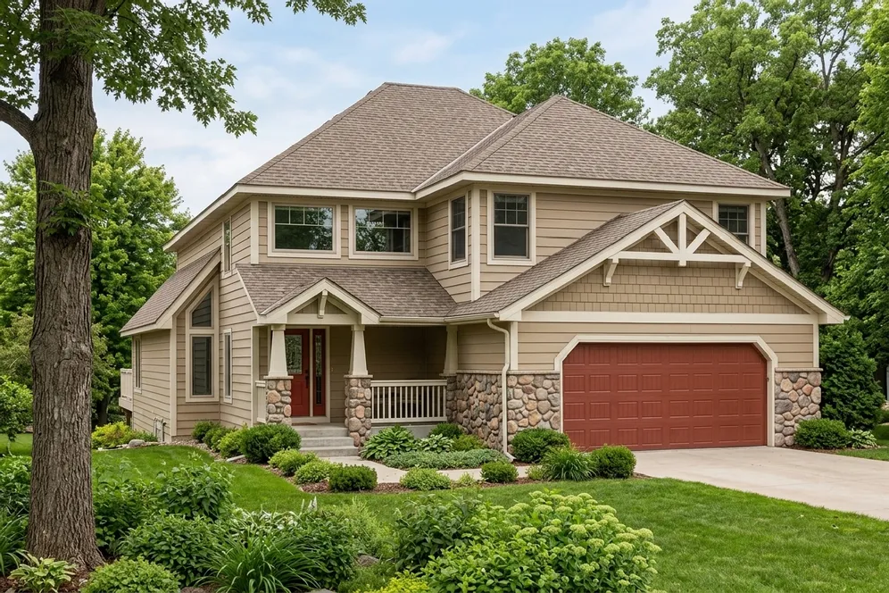 Full Rendering for House Plan #201595