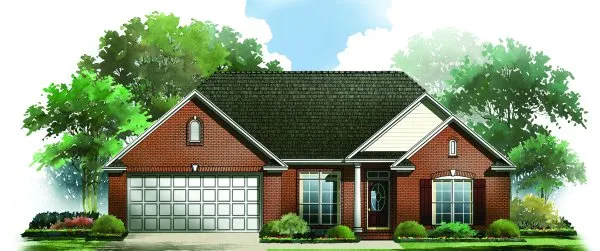 Full Rendering for House Plan #216061