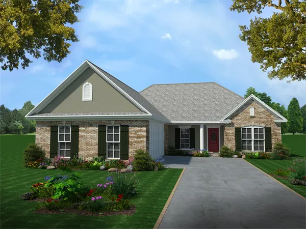 Full Rendering for House Plan #214061